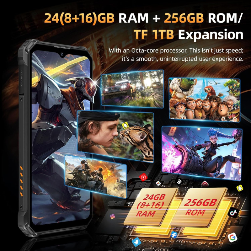 Мобільний телефон Oukitel WP23 Plus 8/256GB Orange