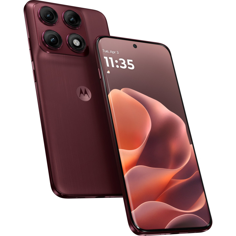 Мобільний телефон Motorola Edge 70 Pro 8/256GB Zinfandel (Burgundy) (PBC20088RS)