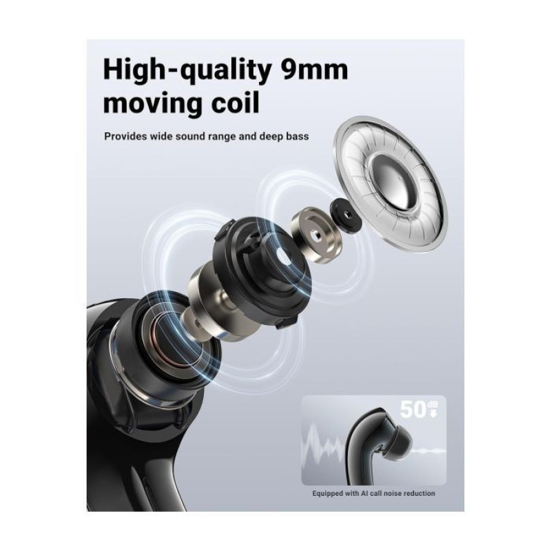 Навушники Acefast T9 obsidian black