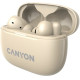 Навушники Canyon TWS-10 OnGo ANC ENC Beige (CNS-TWS10BG)