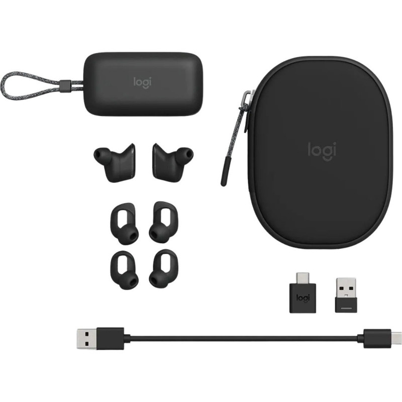 Навушники TWS Logitech Zone True Wireless Graphite (985-001082)