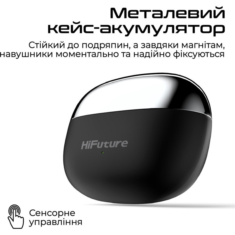 Навушники HiFuture Flexclip Black