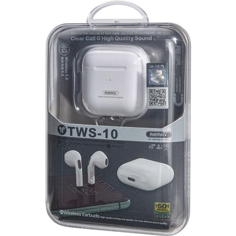 Навушники Remax TWS-10i White