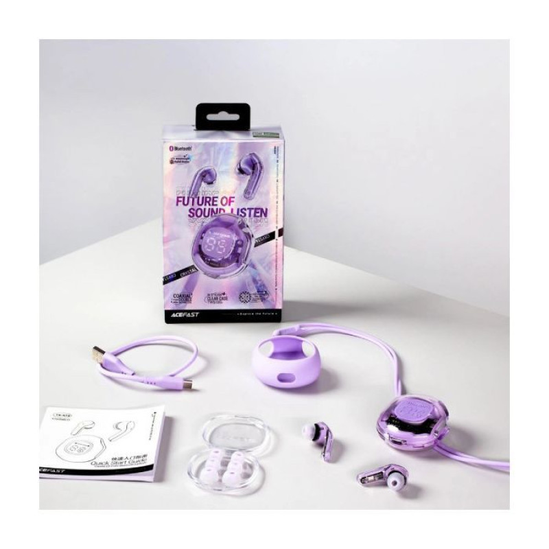 Навушники Acefast T8 alfalfa purple