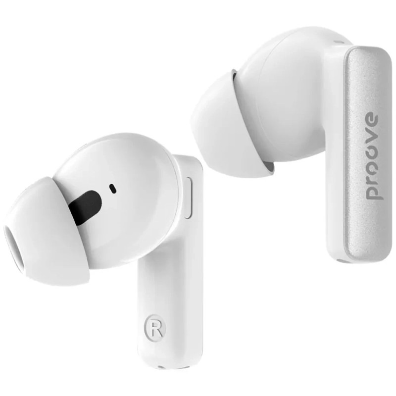 Навушники TWS Proove NoLimit TWS with Hybrid ANC (APP) White/Silver (TWNL0001AP26)
