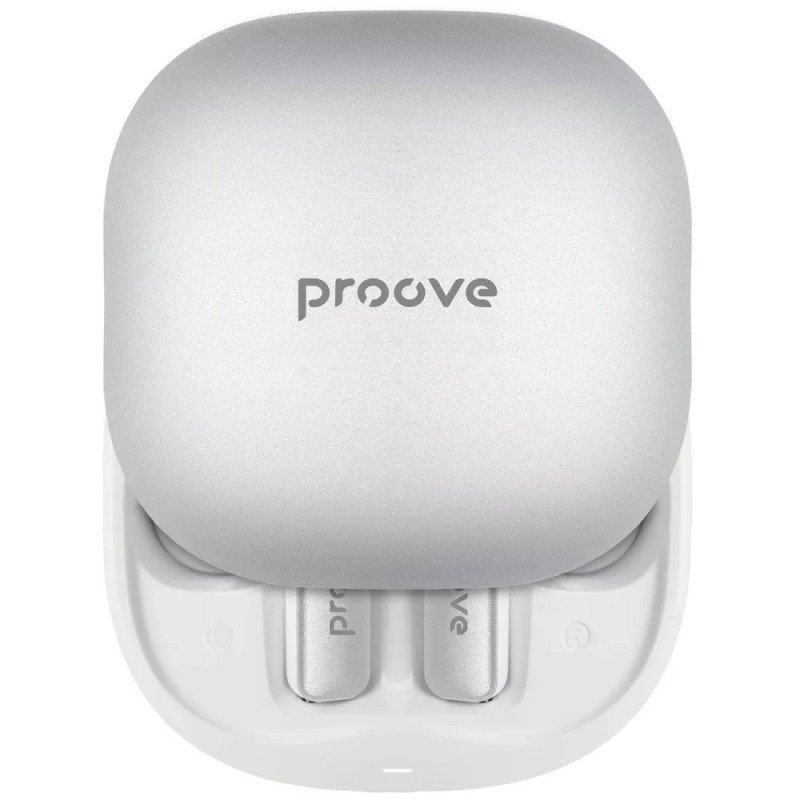 Навушники TWS Proove NoLimit TWS with Hybrid ANC (APP) White/Silver (TWNL0001AP26)