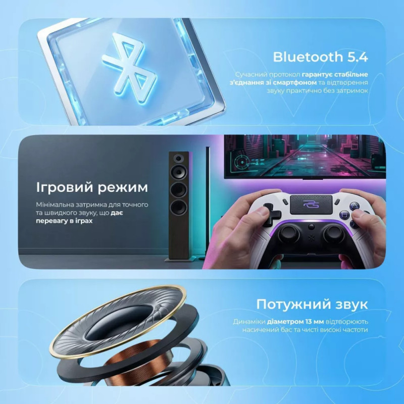 Навушники TWS Proove Tempo ANC Black (TWTM0001AP01)