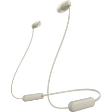 Навушники Bluetooth Sony WI-C100 Beige (WIC100C.CE7)