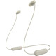Навушники Bluetooth Sony WI-C100 Beige (WIC100C.CE7)