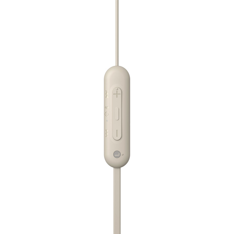 Навушники Bluetooth Sony WI-C100 Beige (WIC100C.CE7)