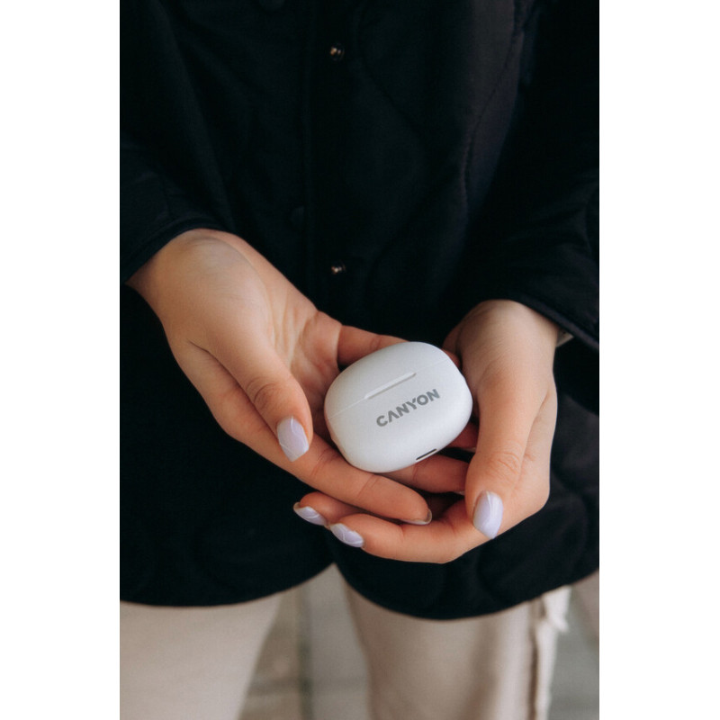 Наушники Canyon TWS-8 White (CNS-TWS8W)