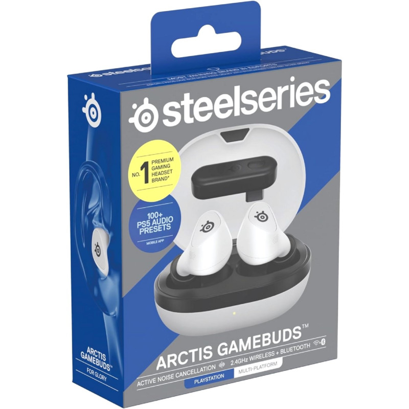 Навушники Steelseries Arctis GameBuds Tws White (61682)