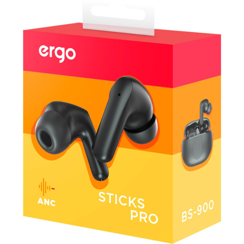 Навушники Ergo BS-900 Sticks Pro Black (BS-900K)