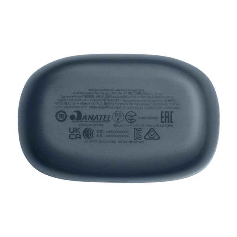 Навушники JBL Endurance Peak 3 Blue (JBLENDURPEAK3BLU)