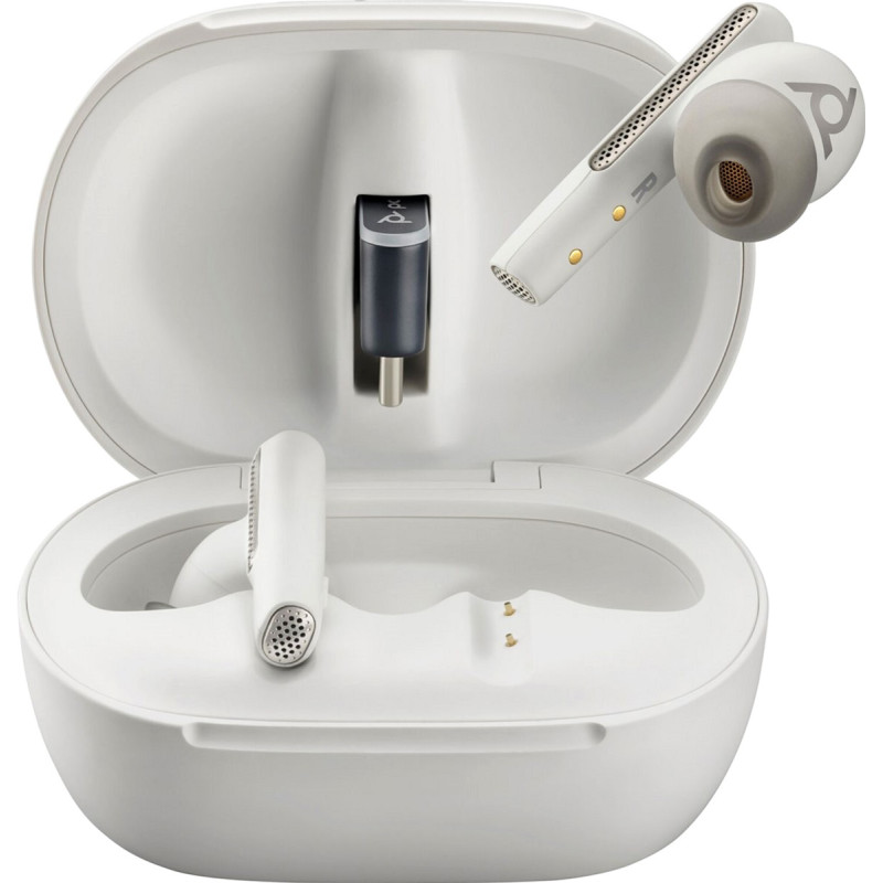 Навушники Poly Voyager безкоштовно 60+ навушників + BT700C + TSCHC White (7Y8G6AA)