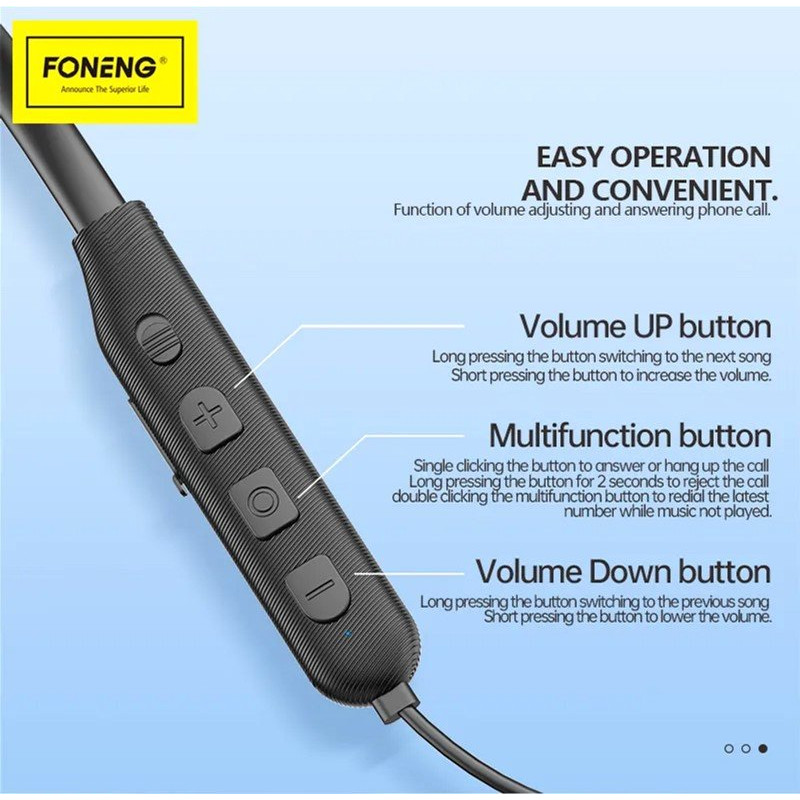 Навушники Foneng BL36 Deep Bass Neckband