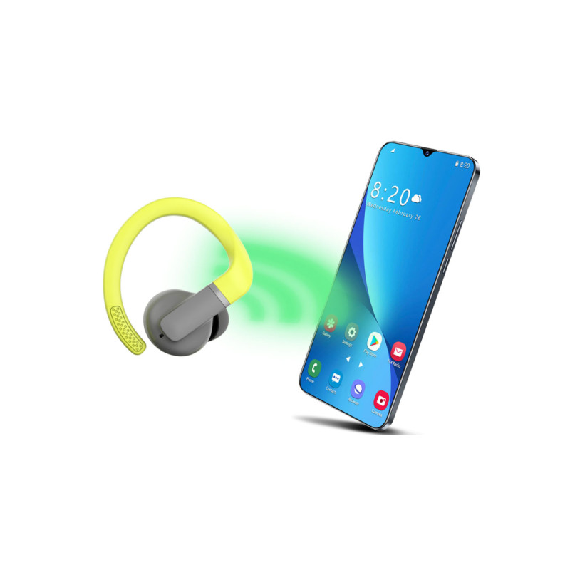 Навушники Canyon OnRun 11 Sport TWS White/Black (CNS-TWS11W)