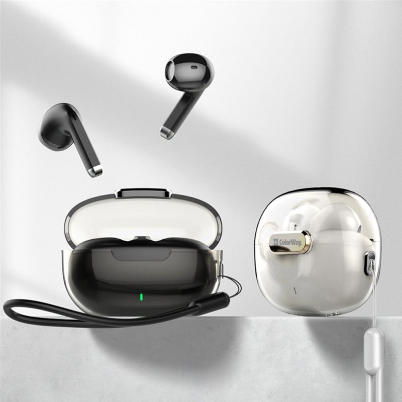 Наушники СolorWay Slim TWS-2 Earbuds Black (CW-TWS2BK)