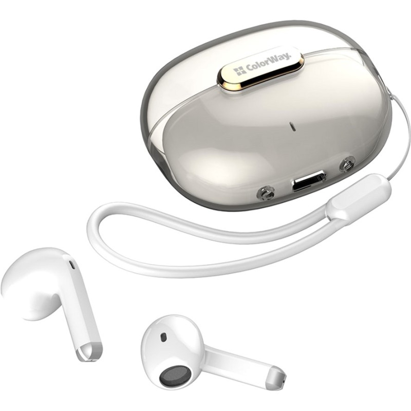 Наушники СolorWay Slim TWS-2 Earbuds White (CW-TWS2WT)