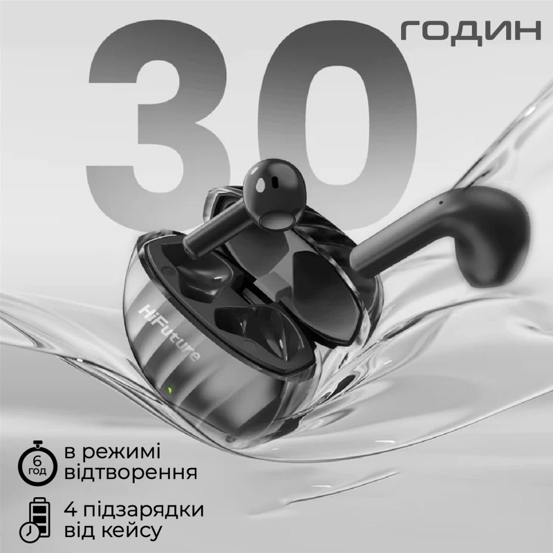 Навушники HiFuture FLYBUDS 3 Milky White