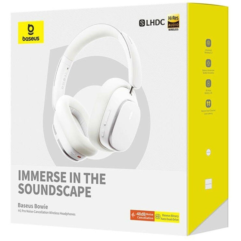 Навушники Baseus Bowie H1 Pro White (A00050601213-00)