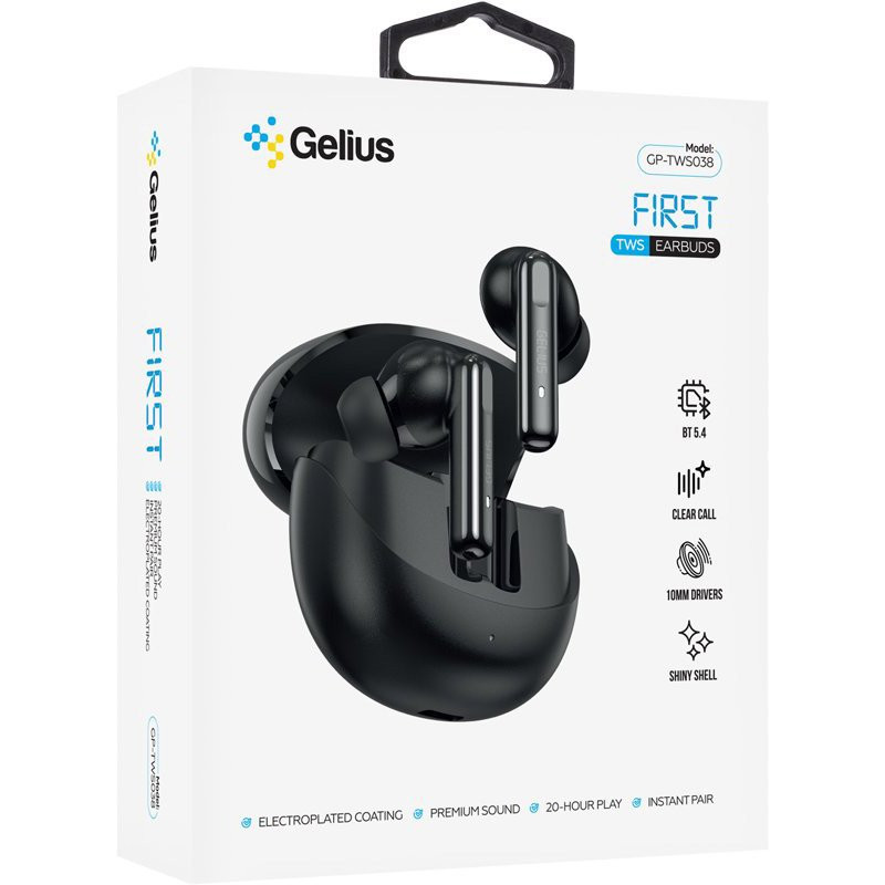 Навушники Gelius GP-TWS038 First black