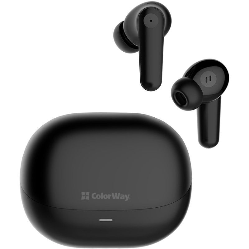 Наушники ColorWay Slim TWS-1 Earbuds Long Life Black (CW-TWS1BK1)
