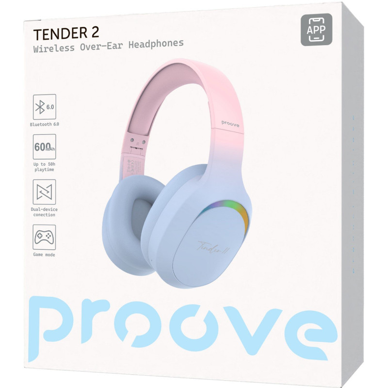 Бездротові навушники Proove Tender 2 (APP) blue/pink (HPTR2001AP08)