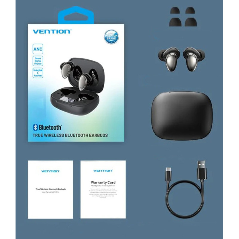 Навушники Vention Tiny Earbuds T13 Black (NBNB0)