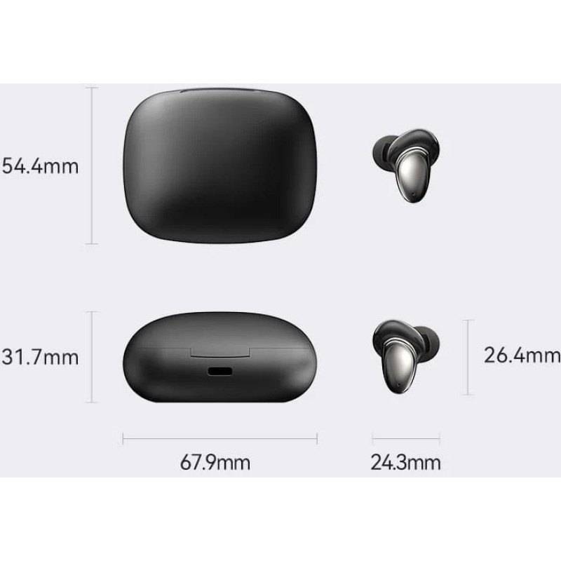 Навушники Vention Tiny Earbuds T13 Black (NBNB0)