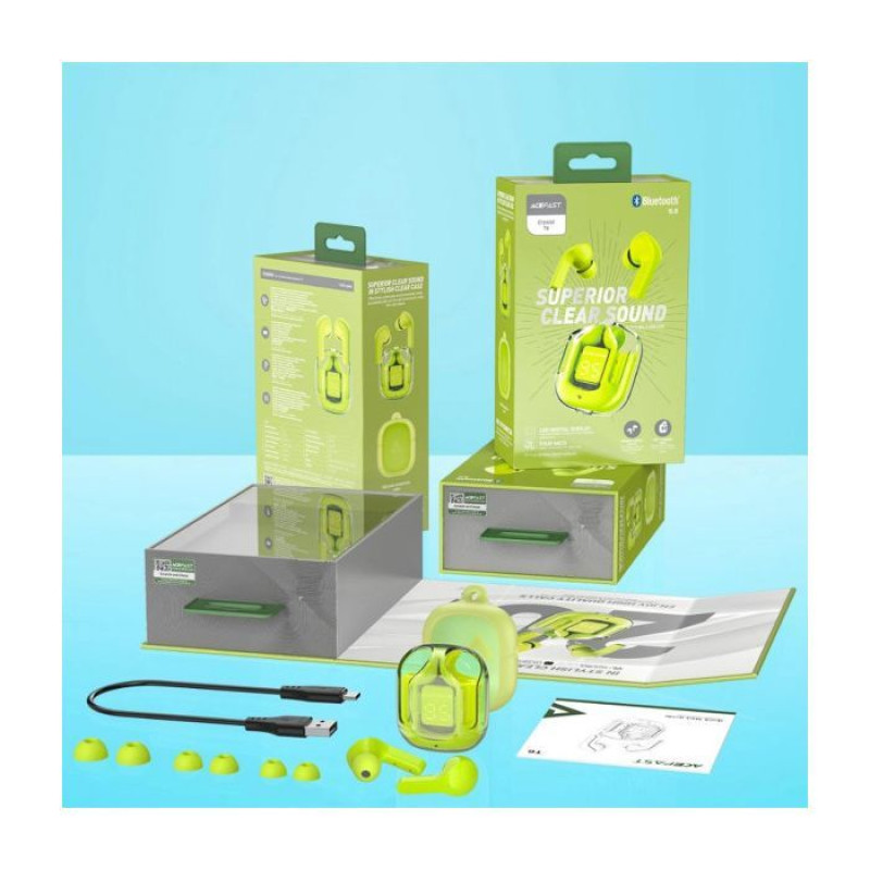 Навушники Acefast T6 youth green