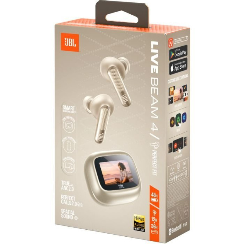 Навушники JBL Live Beam 4 Sand (JBLLIVEBEAM4CPG)