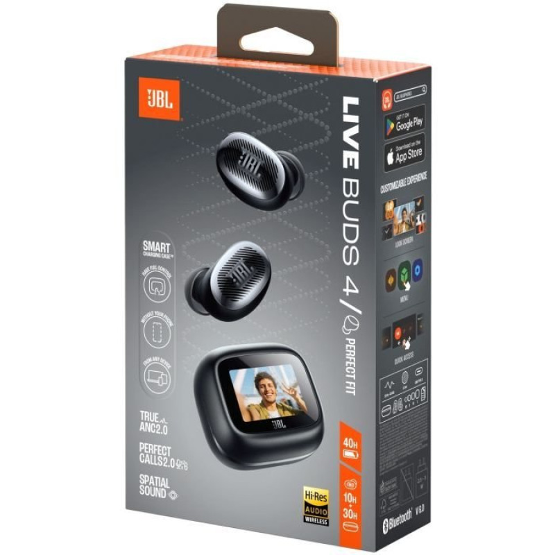 Навушники JBL Live Buds 4 Black (JBLLIVEBUDS4BLK)