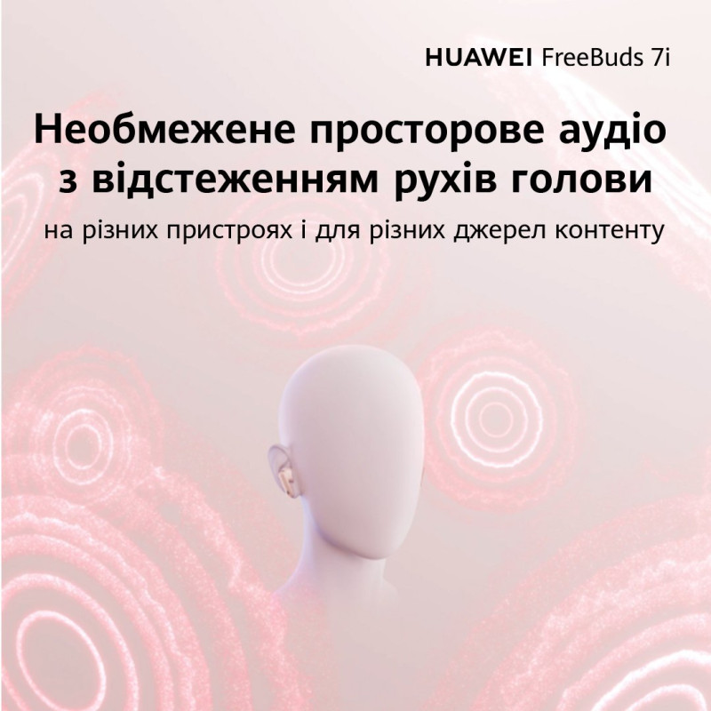 Навушники Huawei FreeBuds 7i Pink (55038458)