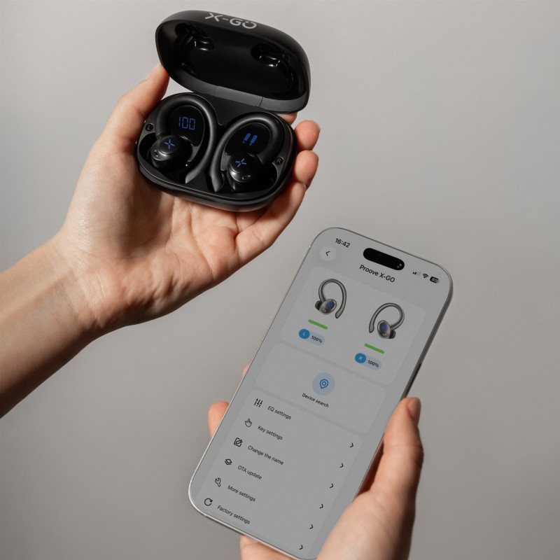 Навушники TWS Proove X-Go (APP) Black (TWXG0001AP01)