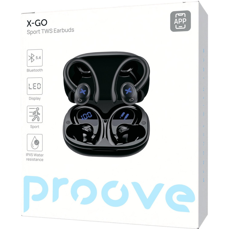 Навушники TWS Proove X-Go (APP) Black (TWXG0001AP01)
