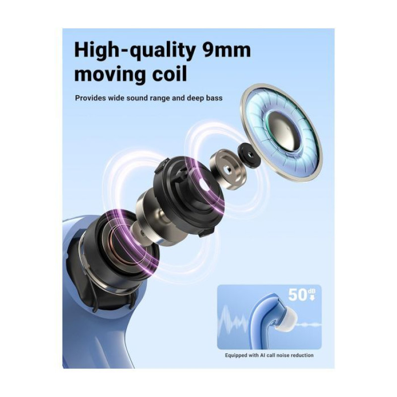 Навушники Acefast T9 glacier blue