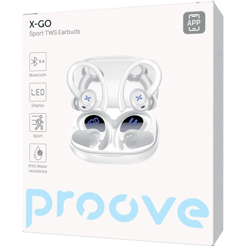 Навушники TWS Proove X-Go (APP) White (TWXG0001AP02)