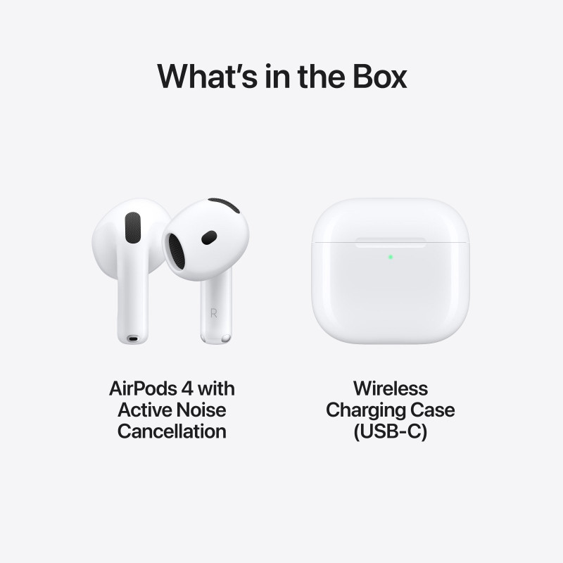 Навушники Apple AirPods 4 with Active Noise Cancellation (MXP93ZE/A)