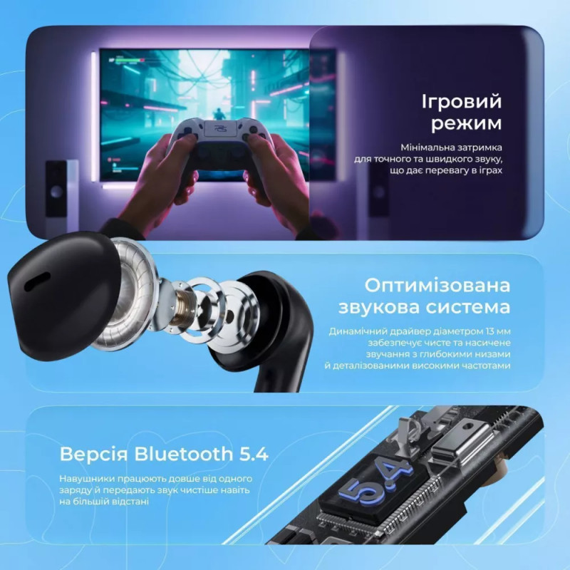 Навушники TWS Proove Digital Black (TWJP54002201)
