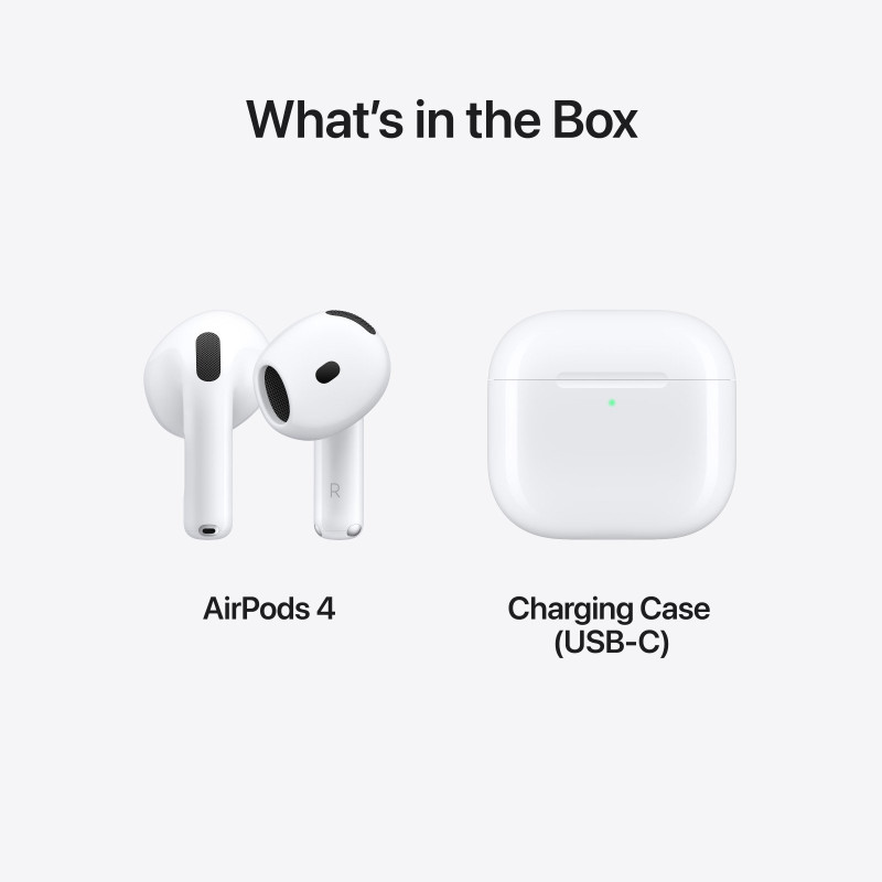 Навушники Apple AirPods 4 (MXP63ZE/A)