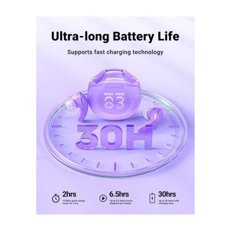 Навушники Acefast T9 grape purple