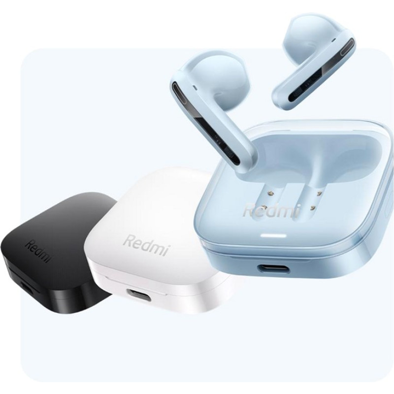 Bluetooth-гарнітура Xiaomi Redmi Buds 6 Active Transparent Blue (BHR8394GL)