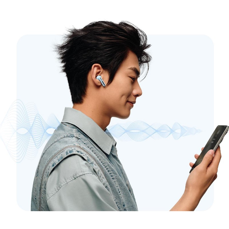 Bluetooth-гарнітура Xiaomi Redmi Buds 6 Active Transparent Blue (BHR8394GL)