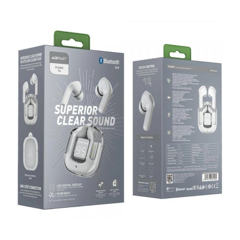 Навушники Acefast T6 modern grey