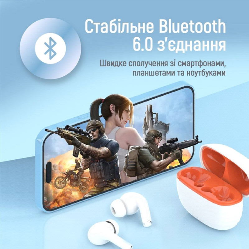 Навушники СolorWay Slim TWS-5 Earbuds White (CW-TWS5WT)