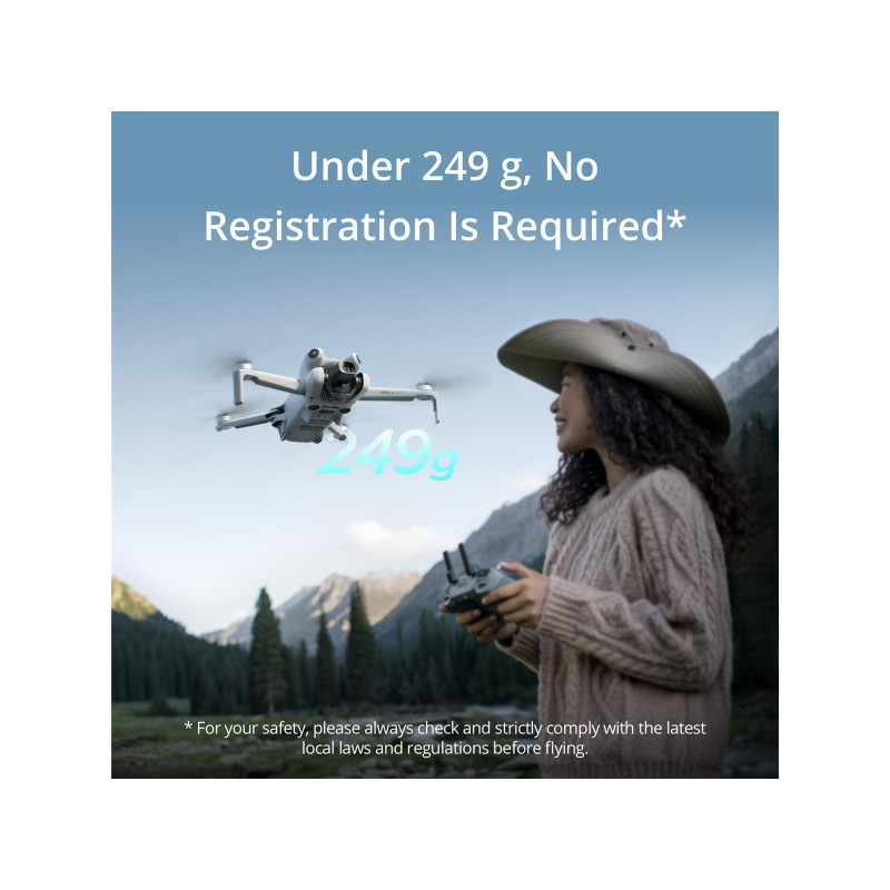 Квадрокоптер DJI Mini 4 Pro з пультом дистанційного керування RC 2 (CP.MA.00000732.01)