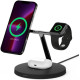 Бездротовий зарядний пристрій Belkin MagSafe 3in1 Wireless Charger, black (WIZ017VFBK)