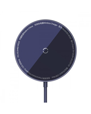 Бездротовий ЗП Baseus Simple Mini3 Magnetic Wireless Charger 15W purple (CCJJ040205)