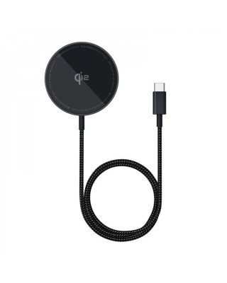 Бездротовий ЗП Baseus Simple Mini4 Air Magnetic Qi2 15W black (P10278200111-00)
